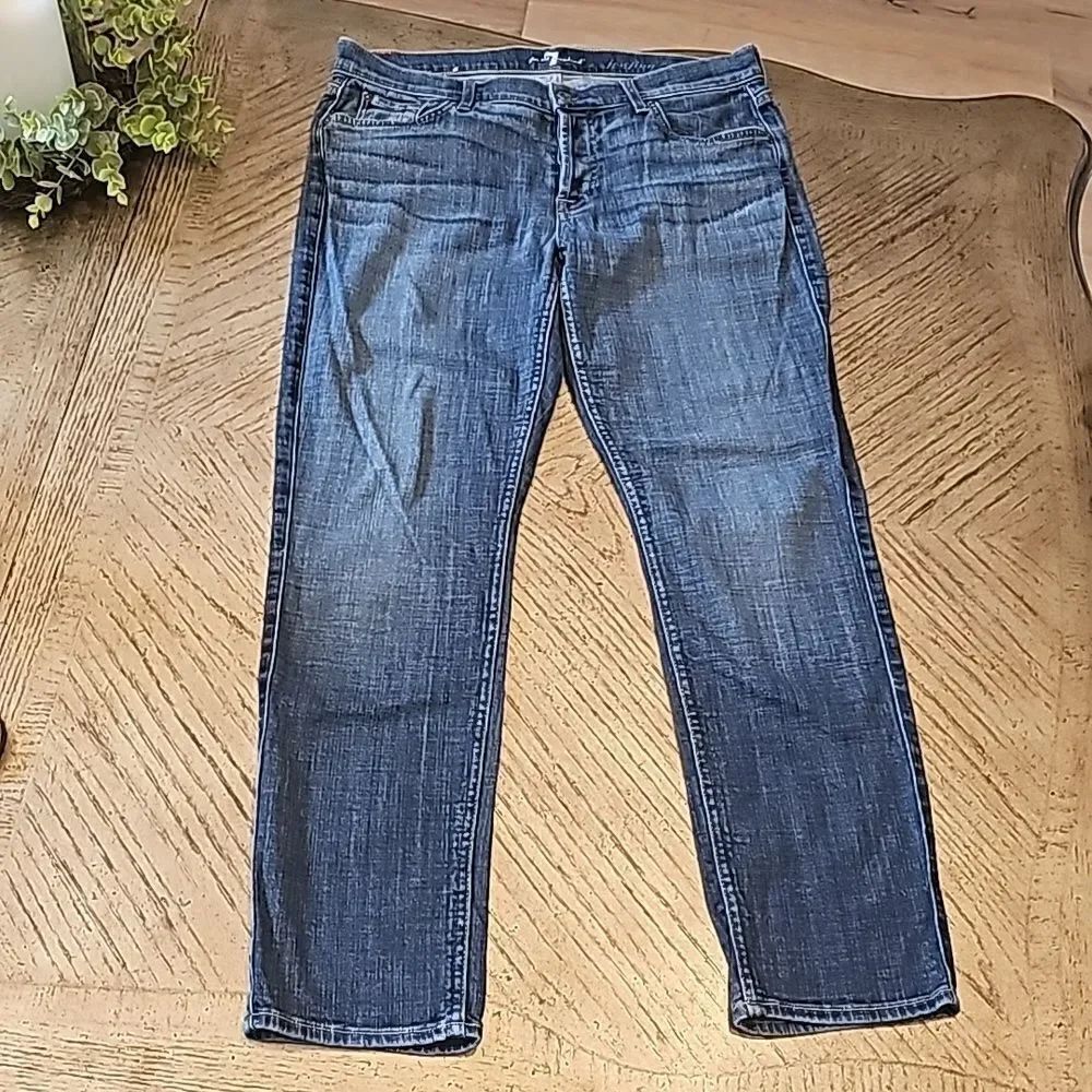 Skinny boyfriend jeans size 28 7 for all mankind